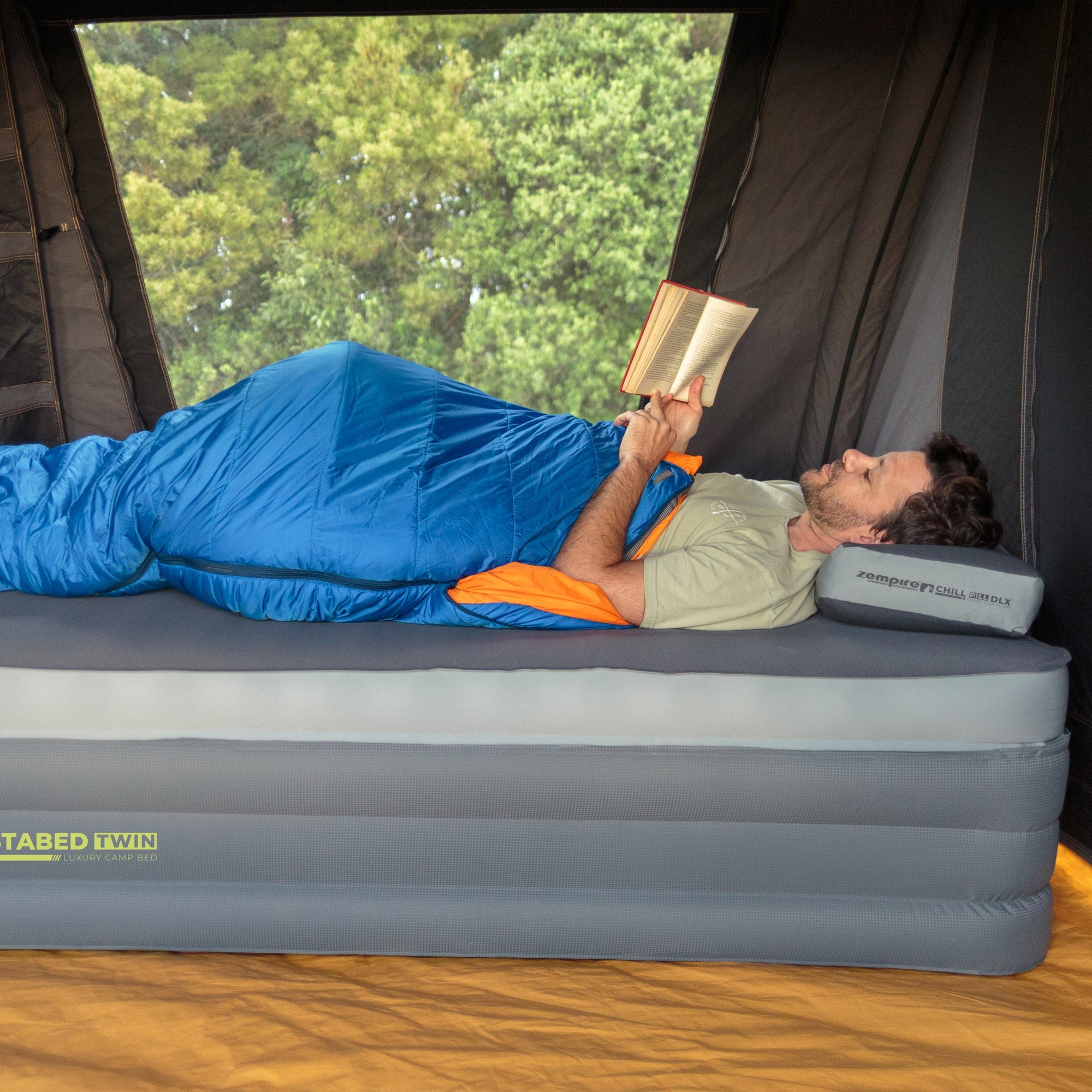 Zempire Monstabed Twin Camp Mattress DURABLE AERO-FRAME BASE