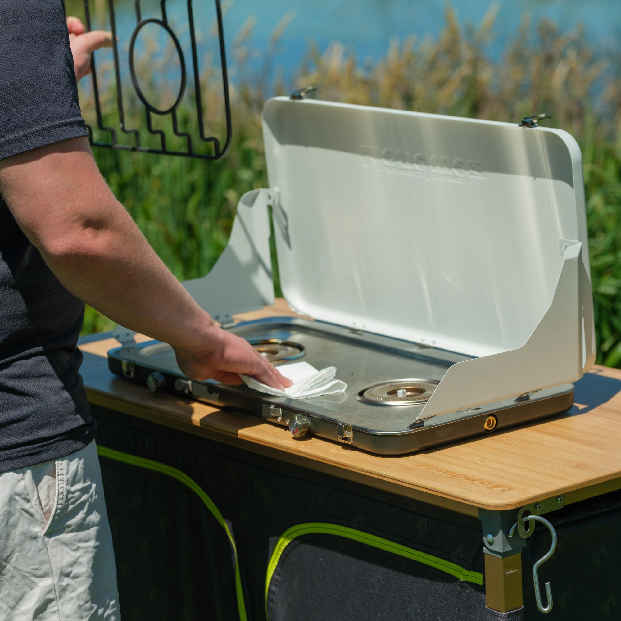 Stealth-Jet breiter Campingkocher