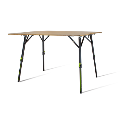 Zempire Kitpac Pro X-Large Bamboo Camp Table INDIVIDUAL LEG ADJUSTMENTS