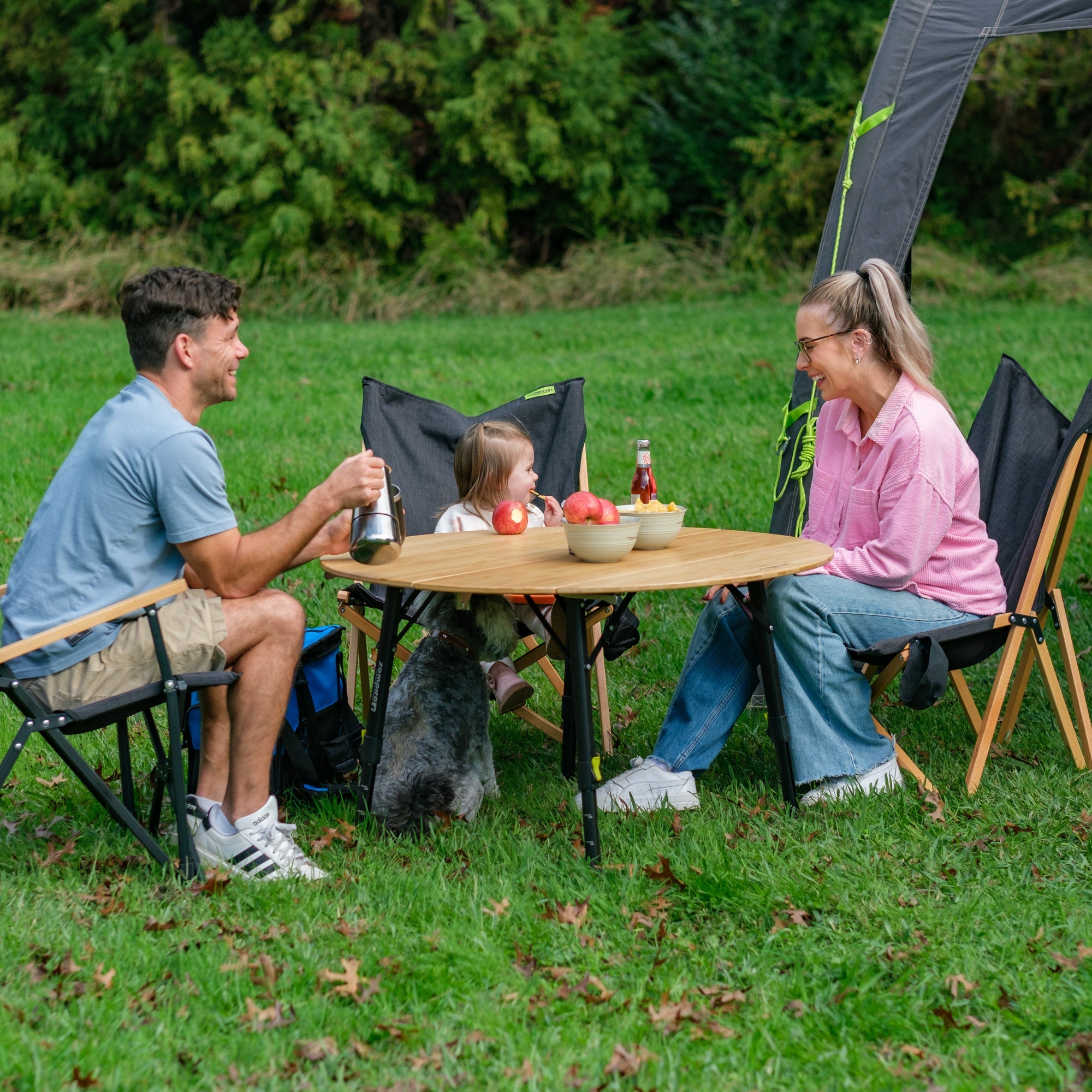 Zempire Kitpac Pro - Round Bamboo Camping Table – Zempire UK